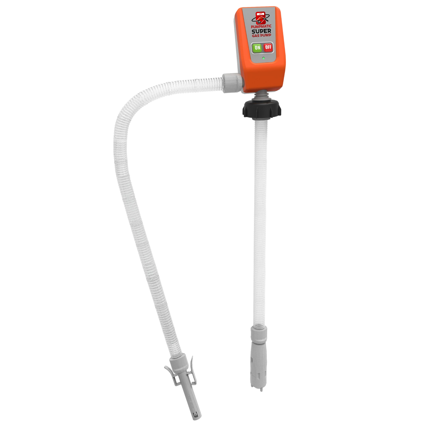 55 Gallon Drum Barrel Pump - Auto-Stop Sensor, 3.2 GPM, 4.25 Ft Hose - BRS Super Pumps