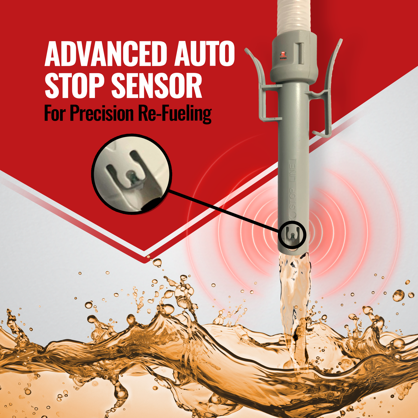 55 Gallon Drum Barrel Pump - Auto-Stop Sensor, 3.2 GPM, 4.25 Ft Hose - BRS Super Pumps