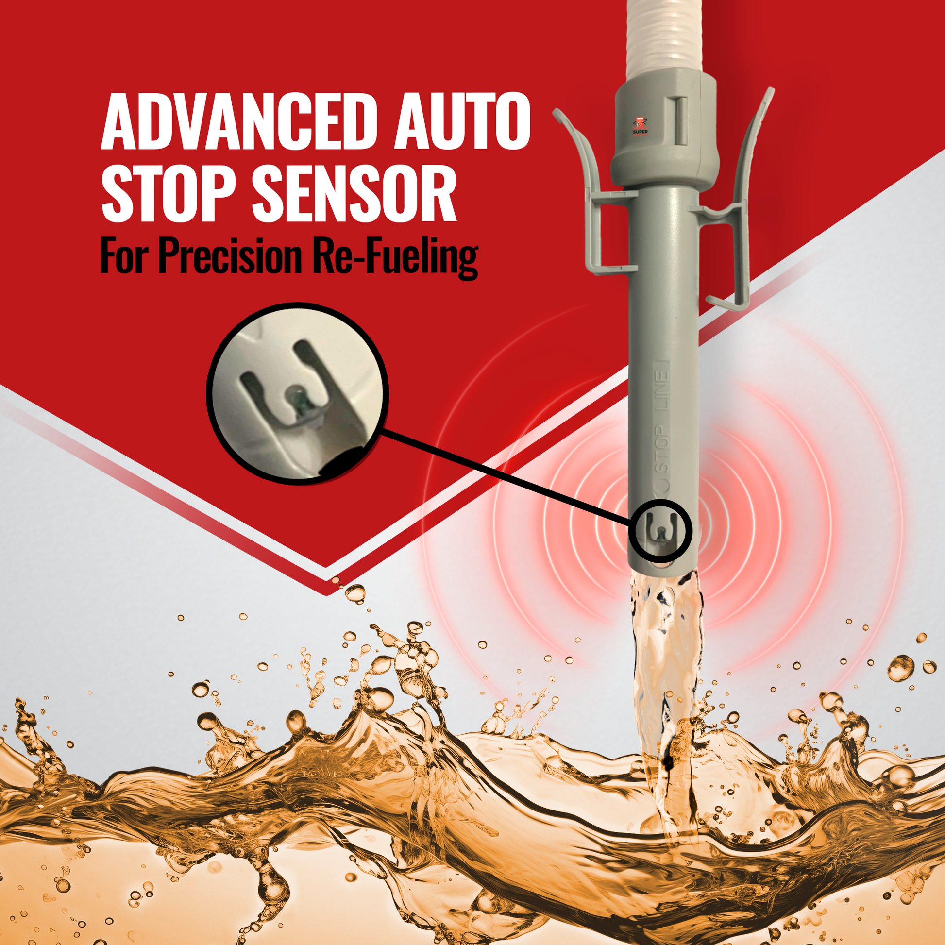 55 Gallon Drum Barrel Pump - Auto-Stop Sensor, 3.2 GPM, 4.25 Ft Hose - BRS Super Pumps