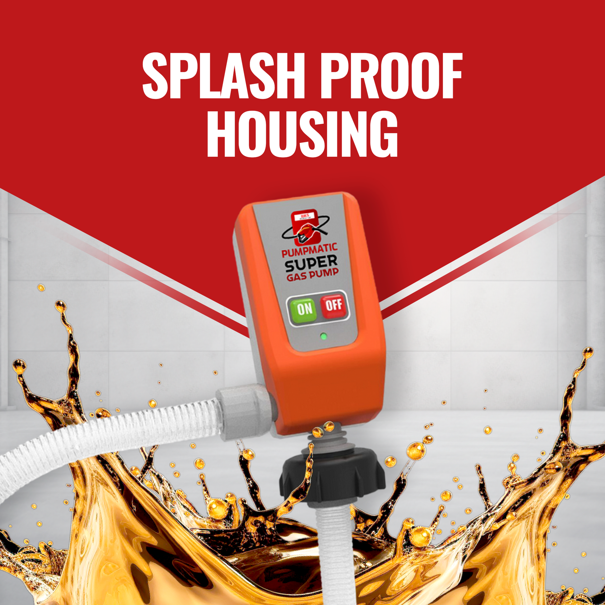 55 Gallon Drum Barrel Pump - Auto-Stop Sensor, 3.2 GPM, 4.25 Ft Hose - BRS Super Pumps