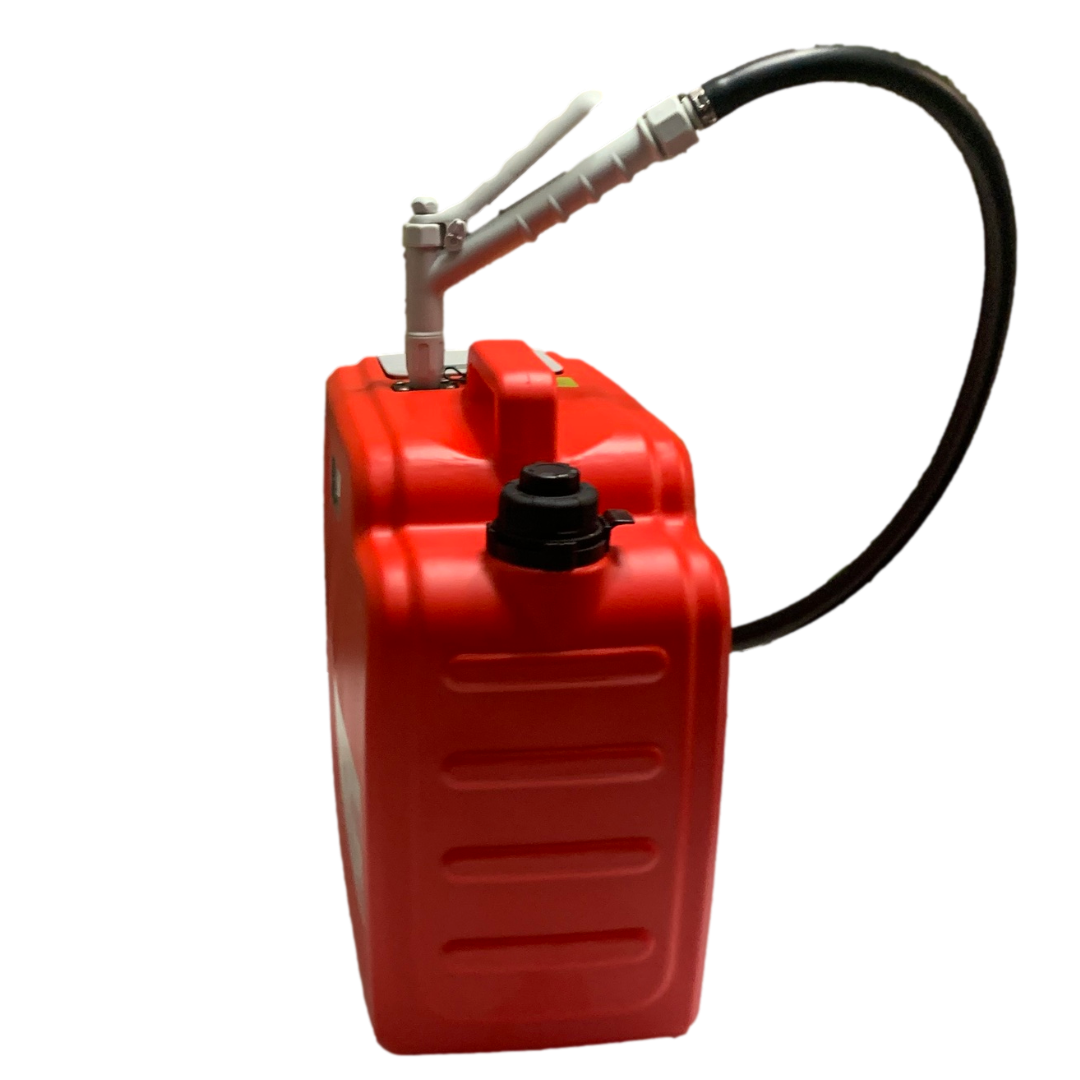 *New* PumpMatic Fast Flow Gas Can System - Heavy Duty Rubber Hose, LED Display, Multi-Power Options for Cars, Boats & Equipment - BRS Super Pumps