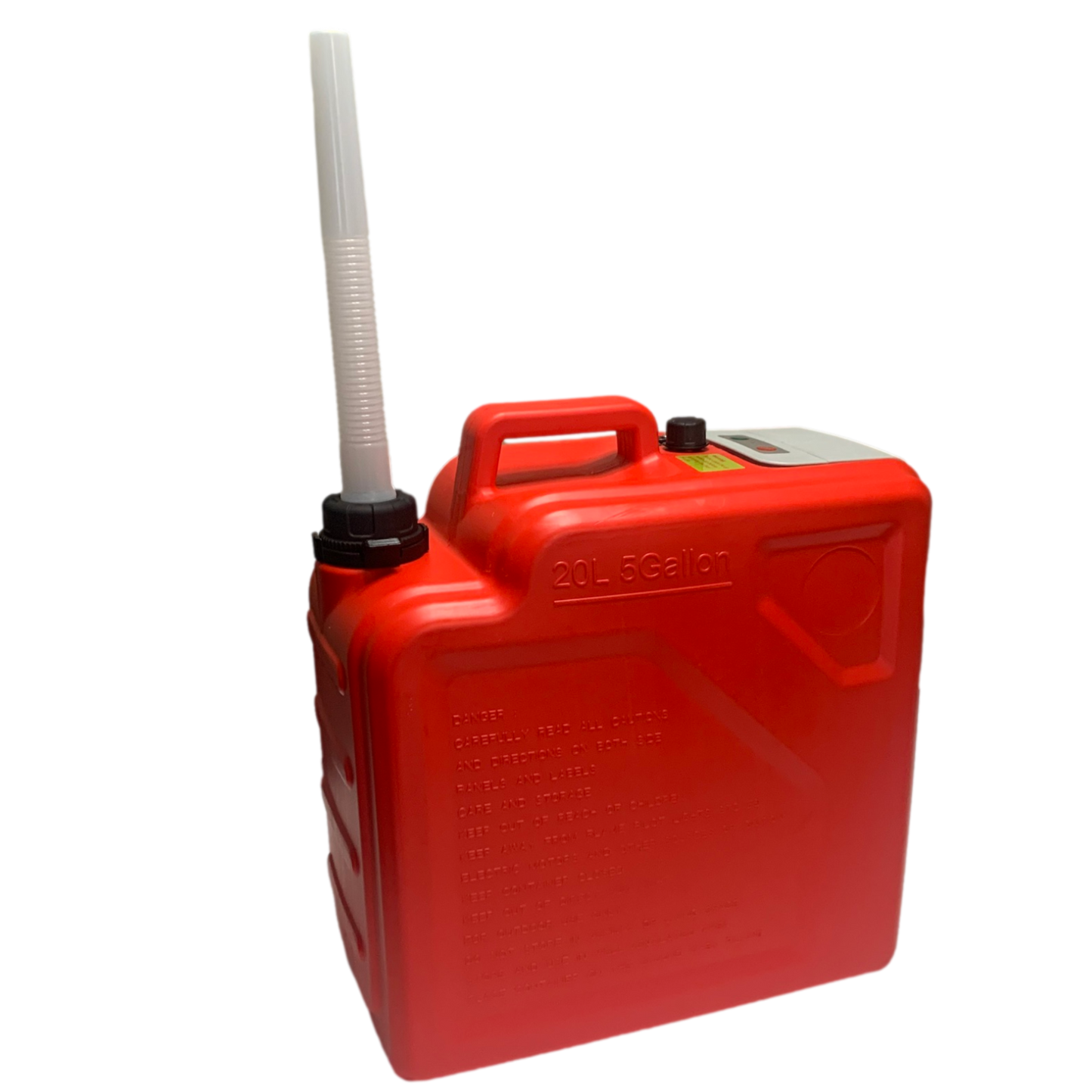 *New* PumpMatic Fast Flow Gas Can System - Heavy Duty Rubber Hose, LED Display, Multi-Power Options for Cars, Boats & Equipment - BRS Super Pumps