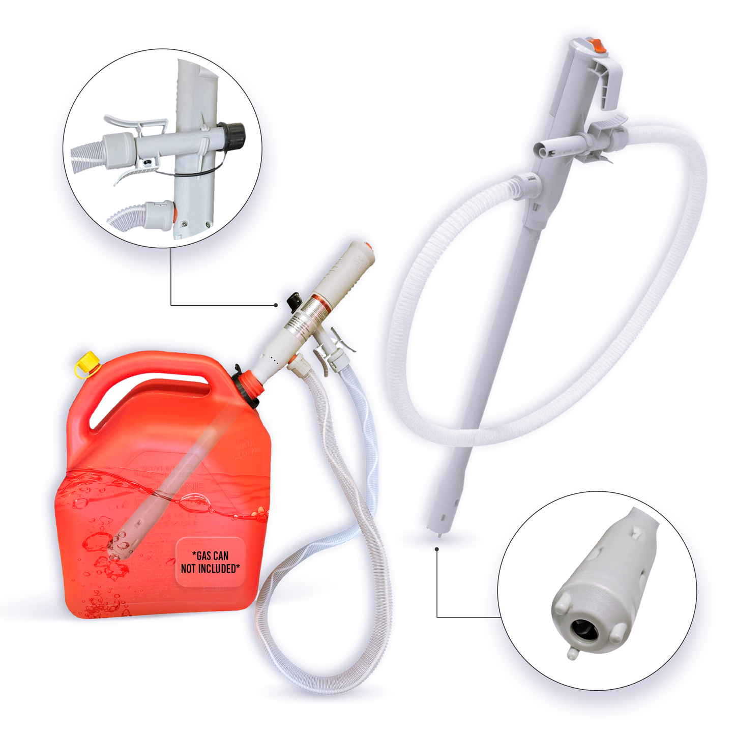 PumpMatic Stick Pump w/ Auto-Stop Sensor & 4.25 Ft Hose - BRS Super Pumps