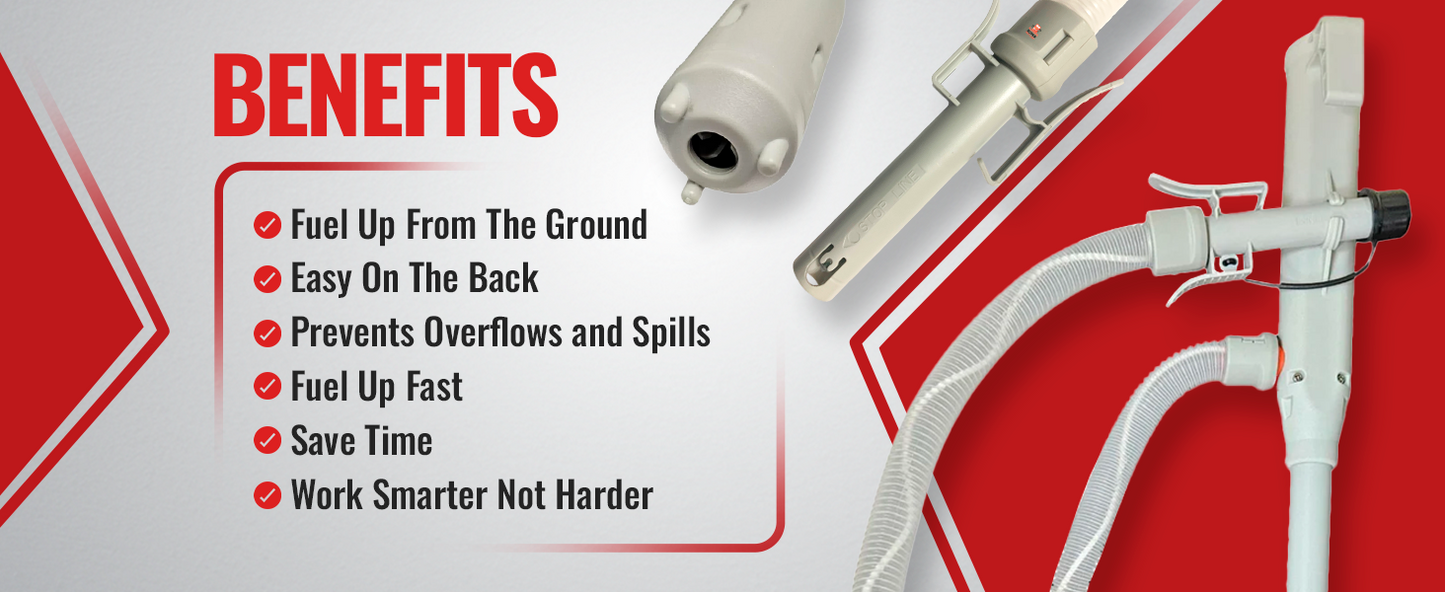 PumpMatic Stick Pump w/ Auto-Stop Sensor & 4.25 Ft Hose - BRS Super Pumps