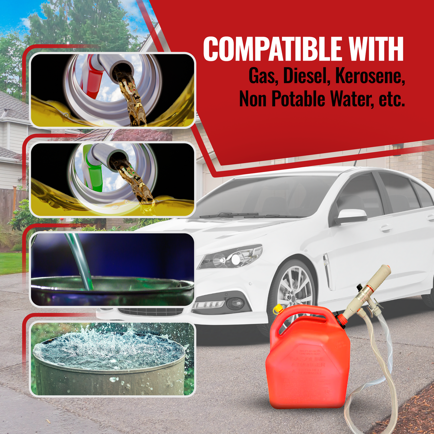 PumpMatic Stick Pump w/ Auto-Stop Sensor & 4.25 Ft Hose - BRS Super Pumps