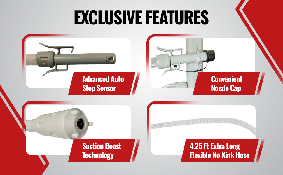 PumpMatic Stick Pump w/ Auto-Stop Sensor & 4.25 Ft Hose - BRS Super Pumps