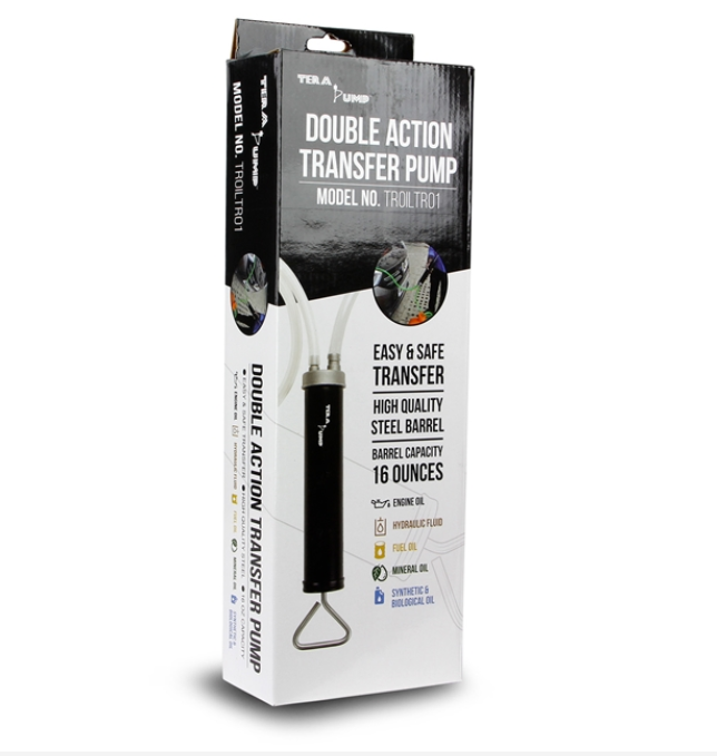 Tera Pump TROILTR01 Steel Double Action Transfer Pump - BRS Super Pumps