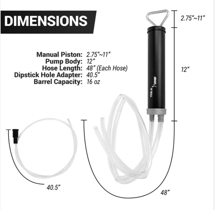 Tera Pump TROILTR01 Steel Double Action Transfer Pump - BRS Super Pumps