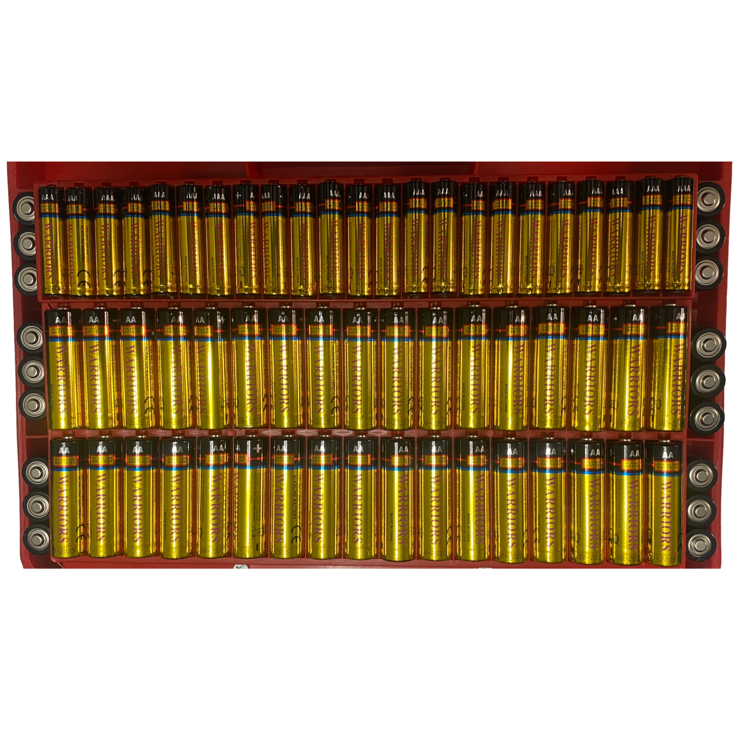 Emergency Battery Kit: 203 Alkaline Batteries + Tester