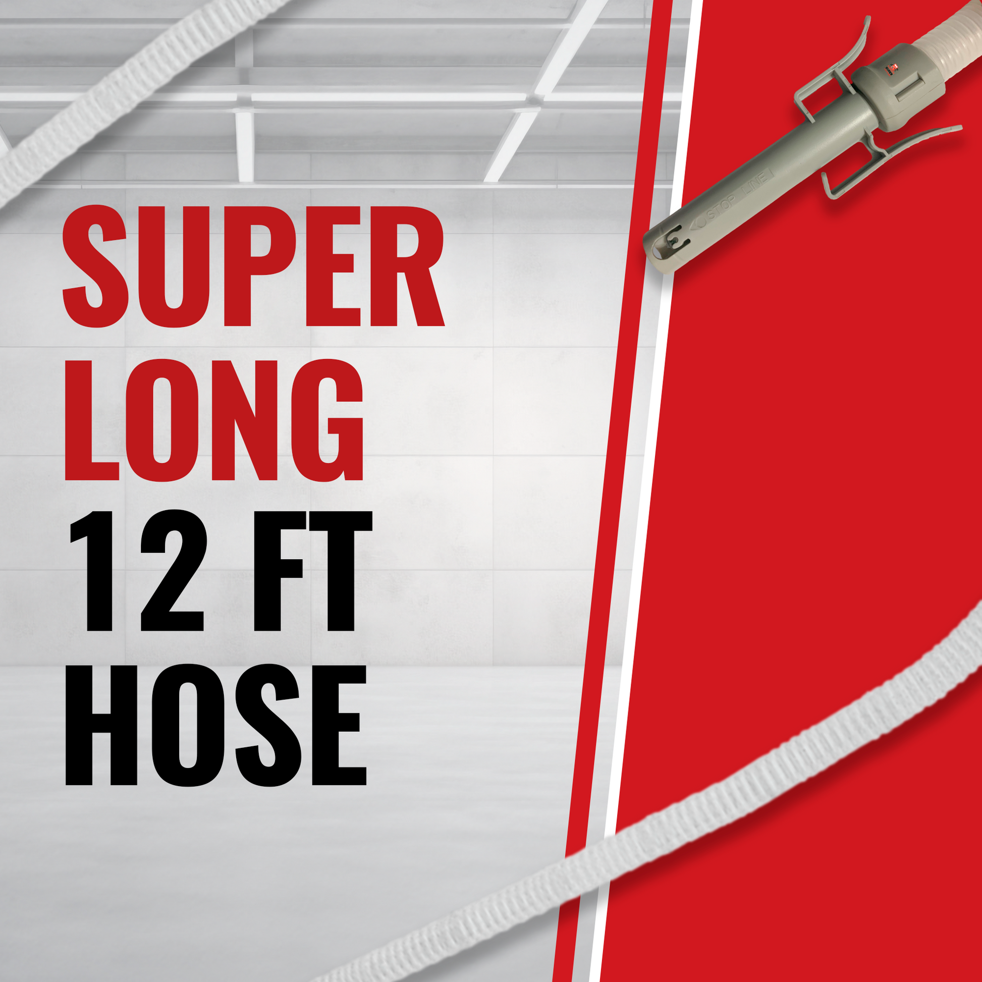 *New* PumpMatic Super Long Gas Pump w/ 12 Ft Hose - 3.8 GPM - Gas, Diesel, Kerosene - BRS Super Pumps