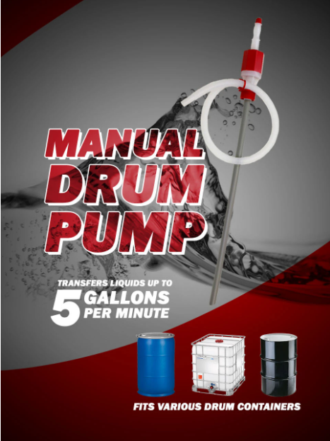 2x TRDRUM30 Heavy Duty Manual Drum Barrel Pump Bundle - BRS Super Pumps