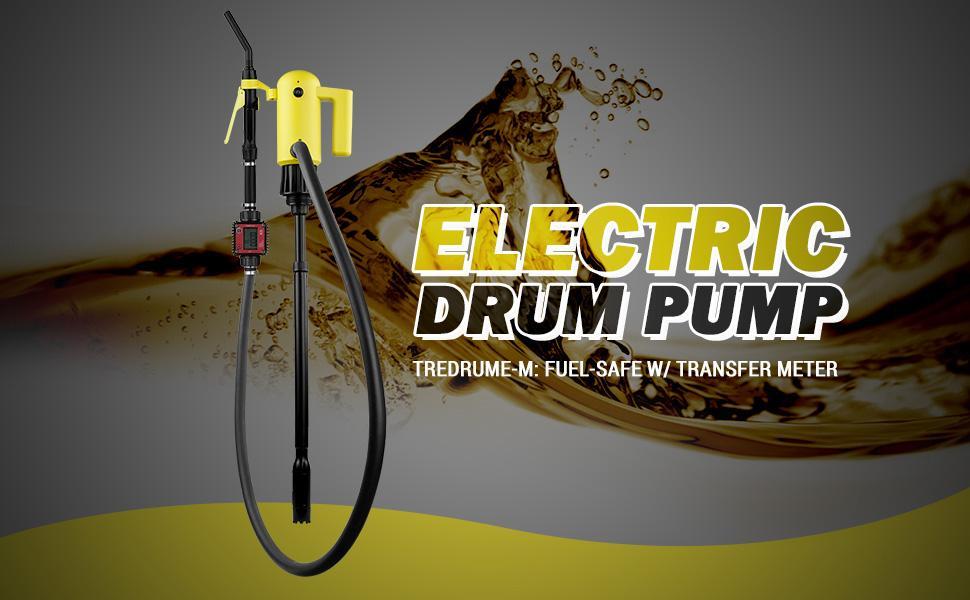 TREDRUME-M Electric Drum Pump, Flow Meter - BRS Super Pumps